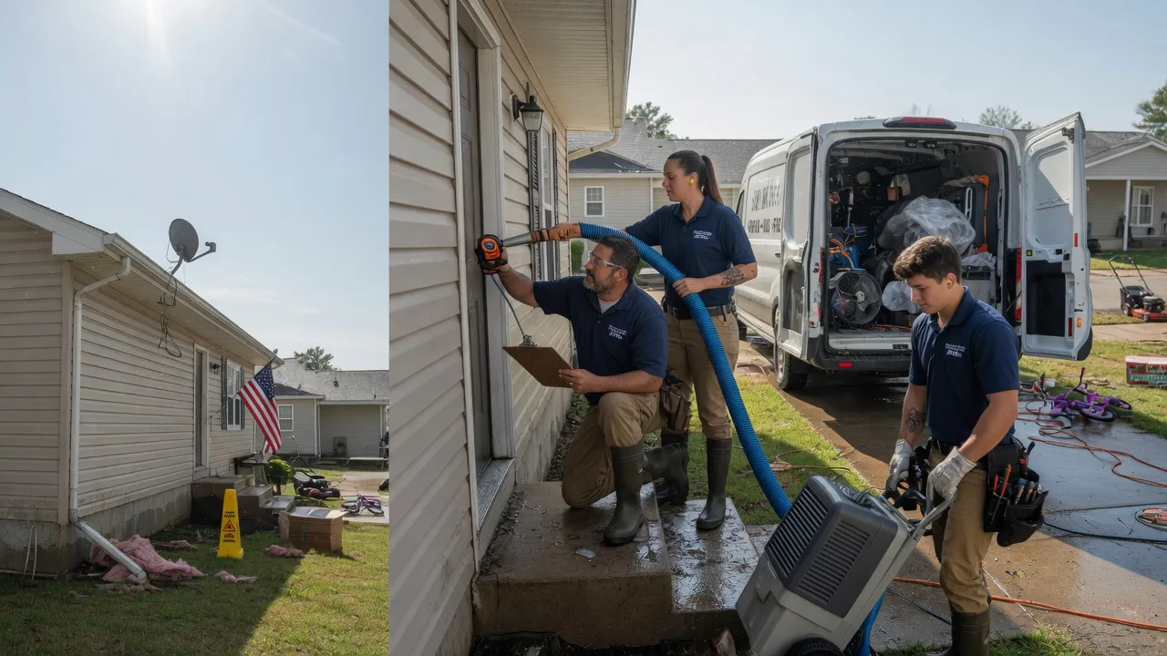 Ceiling Water Damage Restoration in Mound City, IL near me